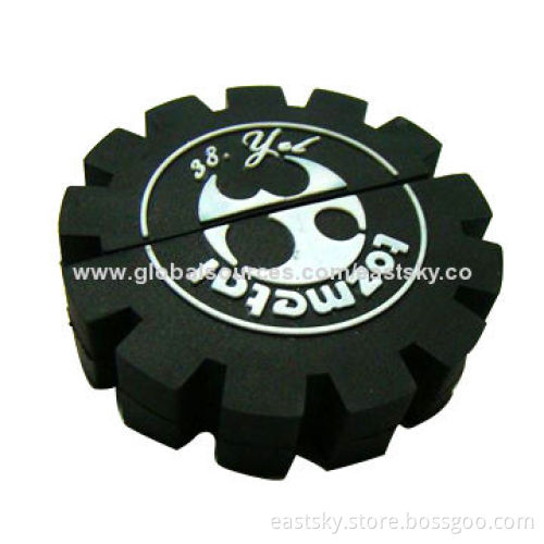 Customized Tire-shaped Thumb Drive, Made of Soft PVC Material, OEM Orders WelcomeNew